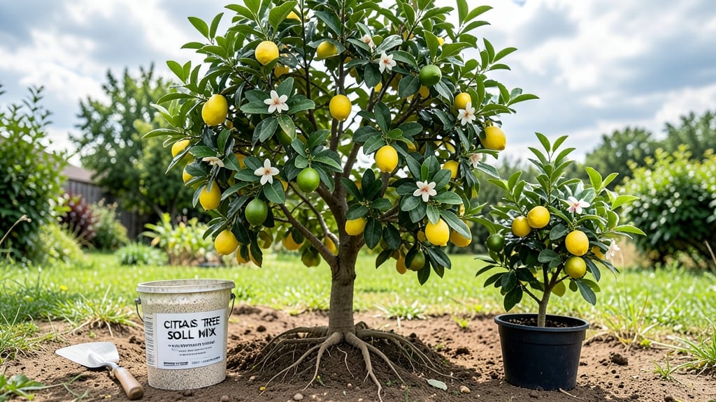 Citrus Tree Soil Mix: Aerated Blend for Root Health and Drainage