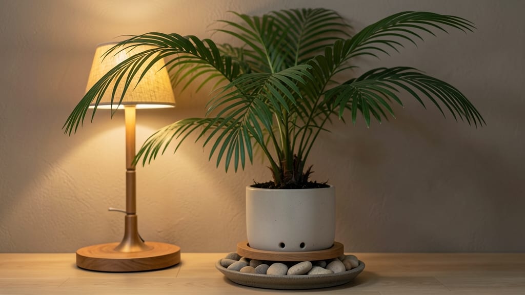 Indoor Palm Tree With Lights: Glowing Foliage That Thrives Year-Round