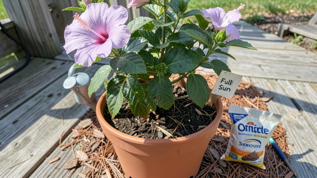 Hibiscus Tree in Container: Year-Round Grace With Compact Growth