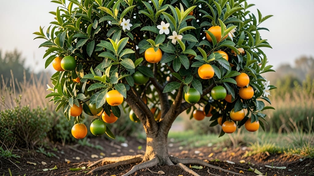 Palm Tree With Orange Balls Recipe: Year-Round Tropical Elegance in Containers