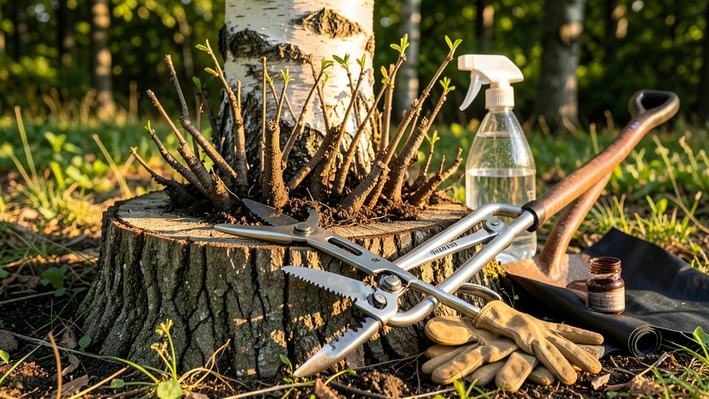 How to Get Rid of Tree Shoots: No-Chemical Tricks for Permanent Eradication