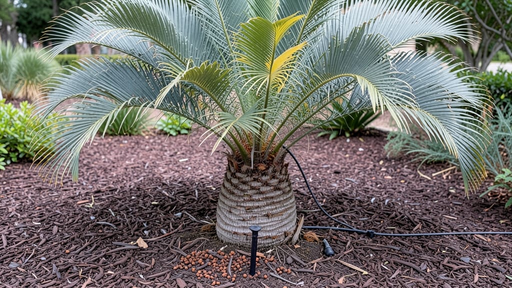 Palm Tree Base: Sturdy Foundation for Year-Round Garden Elegance