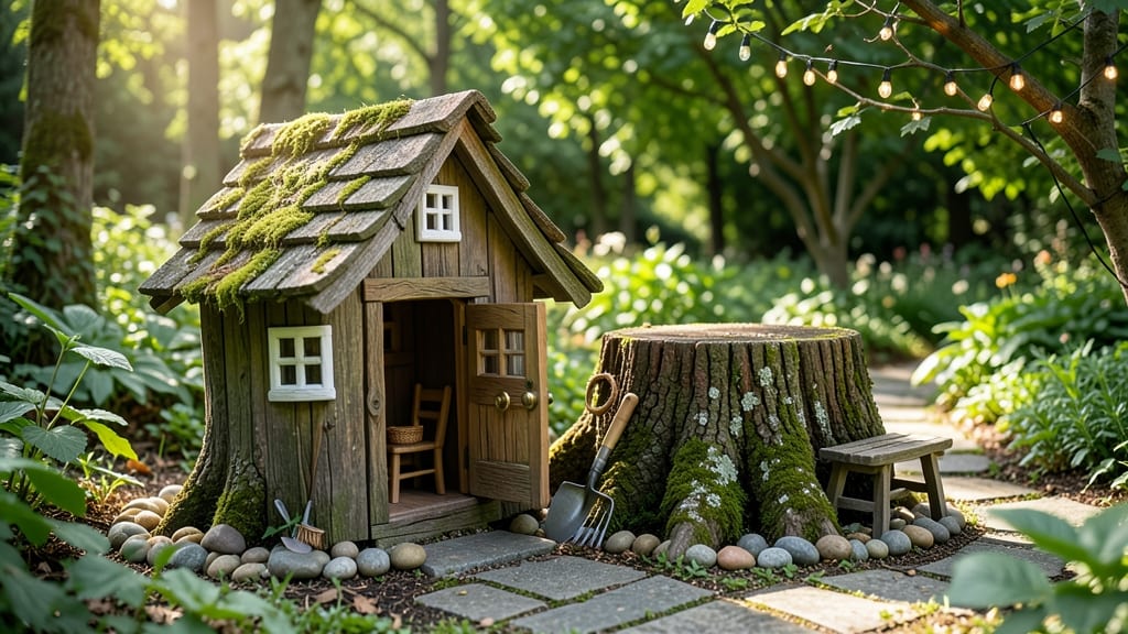 Tree Stump Gnome House Kits: Whimsical Fairy Garden Builds in Minutes